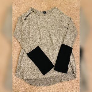 Gray and Black Sweater